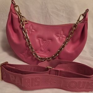 Louis Vuitton Bubblegram Over the Moon Calfskin Leather Bag Dragonfruit Pink
